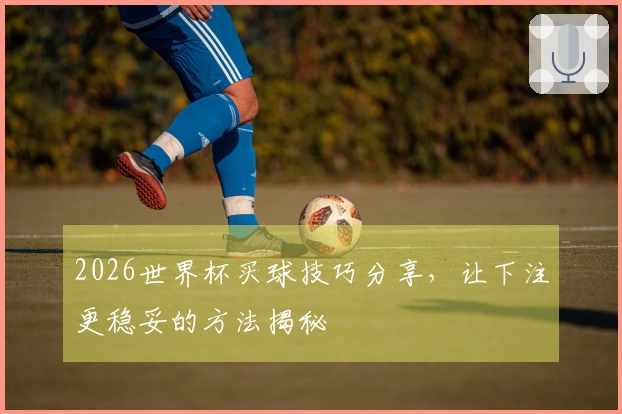 2026世界杯买球技巧分享,让下注更稳妥的方法揭秘